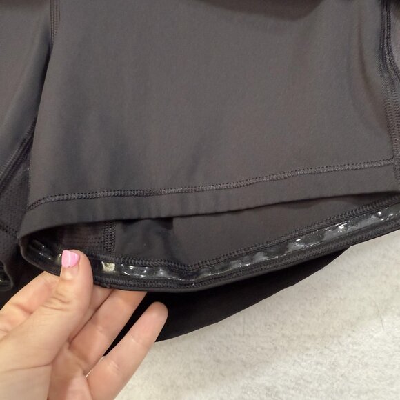 Athleta Skort Womens XLT Black Reflective Run Shorts Built In Pockets Activewear - Picture 9 of 14